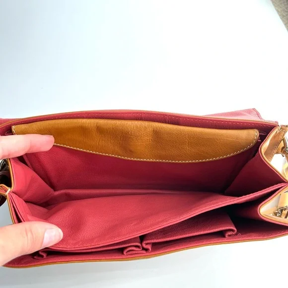 Prada Tan Leather Studded Shoulder Bag - Picture 9 of 13